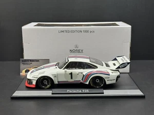 1/18 SCALE NOREV 1976 PORSCHE 935 #1 24hr Daytona Martini Racing - Picture 1 of 8