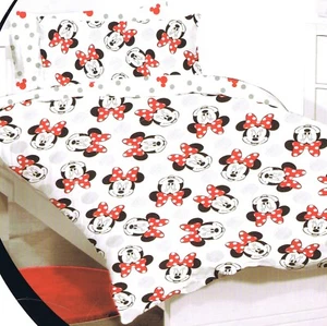 Minnie Mouse - Faces - Disney - Double/US Full Bed Quilt Doona Duvet Cover Set - Picture 1 of 5