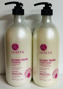 Luseta ~ Glossy Pearl glättendes Shampoo & Conditioner je 33,8 flüssige Unzen - Bild 1 von 2