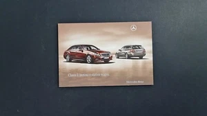 BROCHURE CATALOGO DEPLIANT MERCEDES BENZ CLASSE E BERLINA STATION WAGON 2009 - Foto 1 di 2