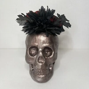 Totenkopf böse Garten Halloween Deko Goth Deko Party Blumengesteck - Bild 1 von 10