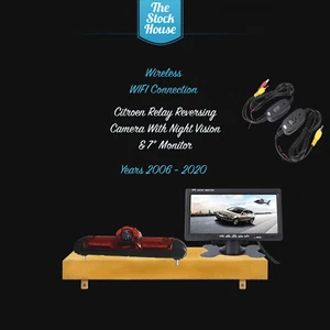 Citroen Relay 2006-2020 Wifi Reversing Brake Camera Night Vision And 7'' monitor - Picture 1 of 12