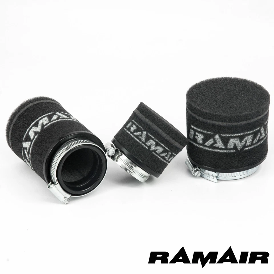2x Ramair Motorcycle - Scooter - Performance Race Foam Pod Air Filter 58mm Short - Image 1 of 1