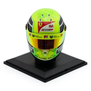 NEW BIG 1:4 SCHUBERTH Casco Helmet MICK SCHUMACHER - 2020 F2 World Champion - Foto 1 di 9