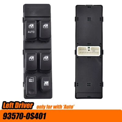 Interruptor de ventana eléctrica delantero izquierdo para Kia Spectra Cerato 2004 2005 2006 2007-2009 Foto 1 de 4