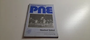 Preston North End v Hereford United Div 3 1977/78 - Picture 1 of 1