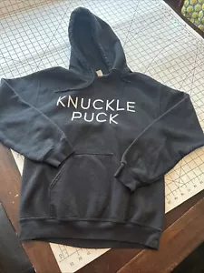 Knuckle Puck Official Band Merch Black Hoodie Front Back Print Emo PopPunk Small - Picture 1 of 9