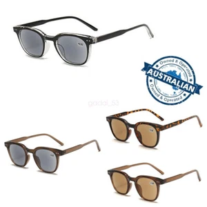 Mens Women Magnifying Eyeglasses Sunglasses Tinted Fashion Reading Glasses NEW - Picture 1 of 22