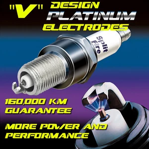 Dyno Proven Splitfire Twin Split V Spark Plugs DAIHATSU 360SS 4/1969 on - Picture 1 of 2
