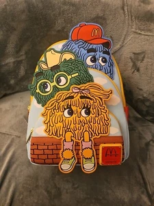 Mini mochila Loungefly McDonald’s Fry Guys triple bolsillo - Imagen 1 de 4