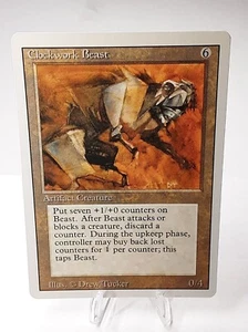 MTG - 3rd Edition - Revised - Clockwork Beast - Rare - LP+ NM - Picture 1 of 2