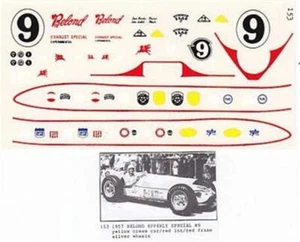 Fred Cady Decal #153 To Do The 1957 Belond Epperly Special #9 - Picture 1 of 1