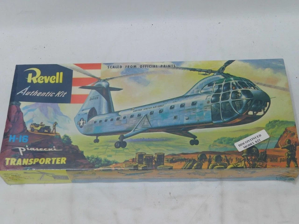 1/96 Revell H-16 Piasecki TRANSPORTER HELICOPTER Plastic Model Kit H223 NEW - Image 1 of 1