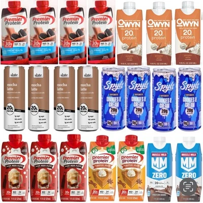 Variety Protein Shakes RTD, Slate, Owyn, Premiere Protein, ¡y más! 22 CT Foto 1 de 4