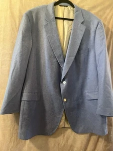 Paul Stuart Sportjacke babyblau Leinen und Seide - Bild 1 von 13