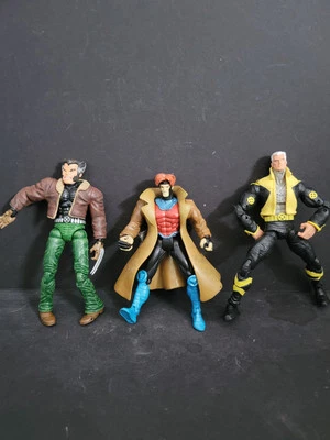 Lote de 3 figuras Marvel X-Men. Wolverine, Gambito B15 *Leer* Foto 1 de 4