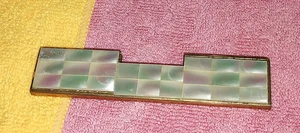 Estuche peine de latón Art Deco con nácar - Imagen 1 de 4
