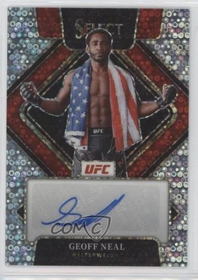 2022 Panini Select UFC Signatures Disco Prizm Geoff Neal #SG-GFN Auto - Image 1 of 2