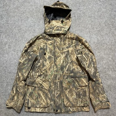 Browning Jacket Mens Small Gore-Tex Mossy Oak Camo Insolated Chore Coat Hooded - Image 1 of 4