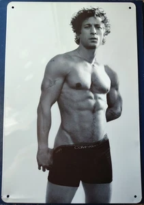 JEREMY ALLEN WHITE 8X12 Tin Sign Celebrity Actor Sexy CK Underwear *PLEASE READ* - Picture 1 of 5