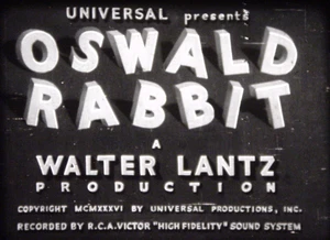 RARE 16mm 1936 Universal Oswald Rabbit "FARMING FOOLS" Cartoon Sound Original!! - Picture 1 of 11