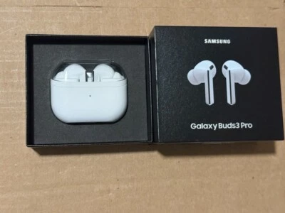 Samsung Galaxy Buds3 PRO SM-R630 REPLACEMENT  Left / Right Earbud OR Case WHITE - Image 1 of 3