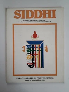 Siddhi n.1 1992 Periodico di Buddhismo Mahayana  Ed. Istituto Lama Tzong Khapa - Picture 1 of 1