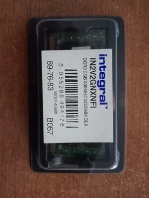 Integral 2GB Memory Module IN2V2GNXNFI - Image 1 of 2