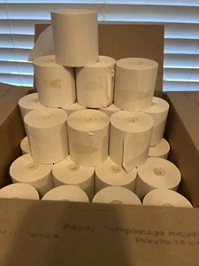27 Rolls of Register Tape Paper for Adding Machine 3" X 165’ Old Stock Open Box - Picture 1 of 5