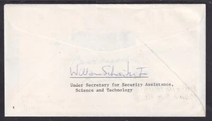 William Schneider Jr. (1941-), Under Secretary for Security Affairs, signed FDC - Picture 1 of 2