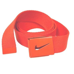 Nike Golf Bright Clemson TIgers Orange Web Belt Bottle Opener Buckle 50"x1.5" - Picture 1 of 7