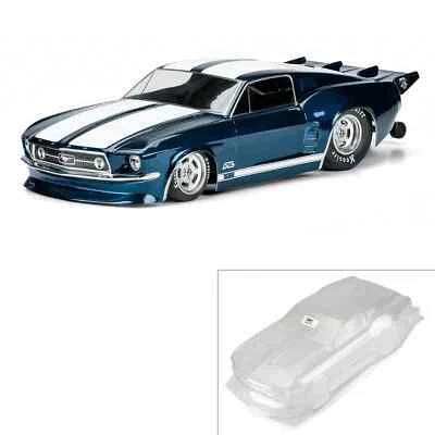 Pro-Line ProLine Racing 1967 Ford Mustang Clear Car Body : SC Drag PRO357300 - Image 1 of 4