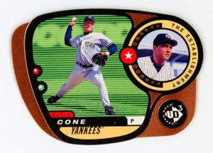 1998 Upper Deck UD3 Die-Cut #151 David Cone /1000 - Picture 1 of 2