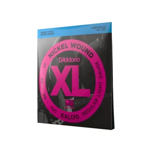 2 cuerdas de bajo para reg/luz con cuerda de níquel D'ADDARIO EXL170 4 cuerdas 45-100 - Imagen 1 de 7