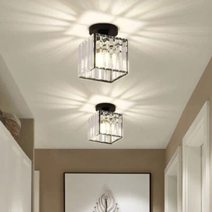 Crystal Ceiling Lights Bar Lamp Kitchen Chandelier Lighting Lobby Pendant Light - Picture 1 of 7