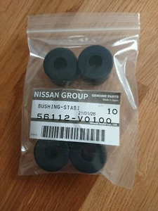 Nissan Sunny N13 Front anti roll bar Drop Link bushes,Four Genuine Parts - Picture 1 of 1