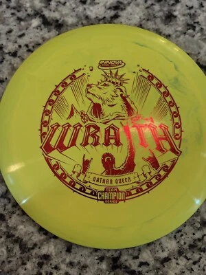 RARE Swirly Innova Star Wraith 2021 Tour Series Nathan Queen Yellow W/ Green NEW - Image 1 of 4