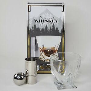 Personalized Whiskey, 3 Piece Whiskey Glass Gift Set  *NEW* 
