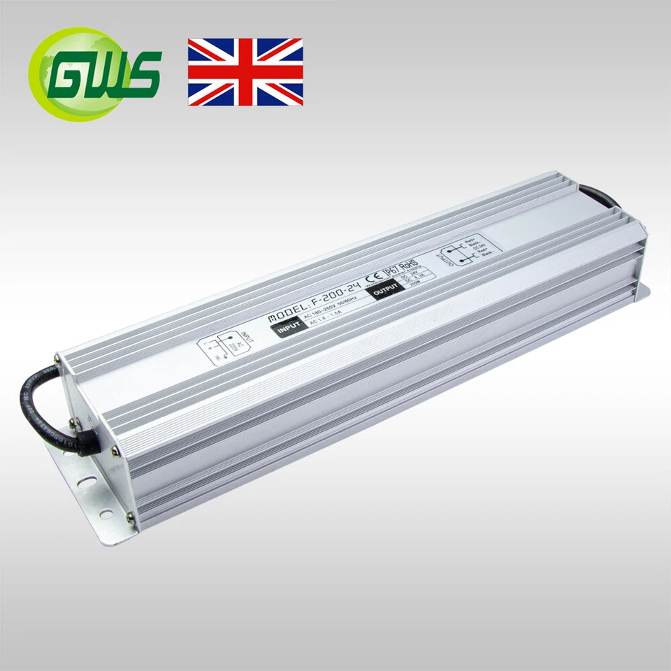 IP67 Waterproof 24V LED Strip Light Transformer/Power Adaptor/Driver 80W-300W - Image 1 of 1
