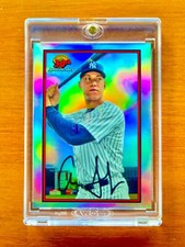 Aaron Judge RARE REFRACTOR INVESTMENT CARD BOWMAN CHROME YANKEES MVP MINT