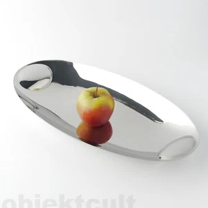 Zani&Zani INOX ovale Servierschale Obstschale «Instrumenta» Lino Sabattini'78 - Bild 1 von 8