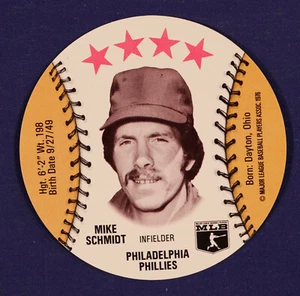1976 Isaly Discs #54 Mike Schmidt NMMT+ - Bild 1 von 2