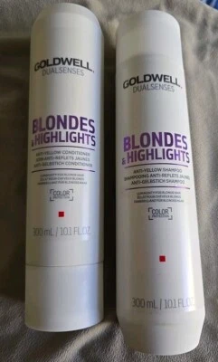 2-Pack Goldwell Blondes & Highlights Anti-Yellow Shampoo 10.1 oz - NEW - Image 1 of 2