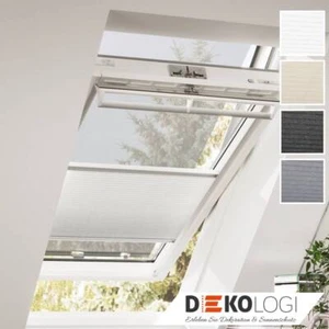 VELUX 😍 Doppel-Set Hitzeschutz-Markise + Plissee Faltstore GGU GPU GHU GTU 2013 - Bild 1 von 10