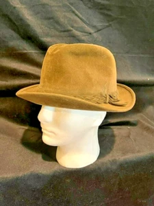 Men's fedora by Ecuador Hats Canadian Felt with braided band size 7 3/8 - Picture 1 of 10