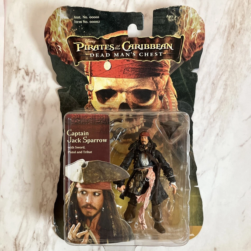 Pirates of The Caribbean Dead Man's Chest Zizzle 2006 Jack Sparrow 4 Inch Loose