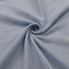 Double Gauze 100% Cotton Fabric Dressmaking Plain Lightweight Muslin, 64 Colors