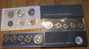 1965 1966 1967 SMS Mint Sets U.S. Mint Special Mint Sets Silver half Value - Picture 1 of 2