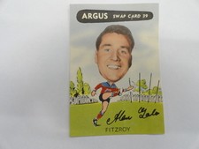 1954 ARGUS VFL SWAP CARD NO.39 ALAN GALE FITZROY