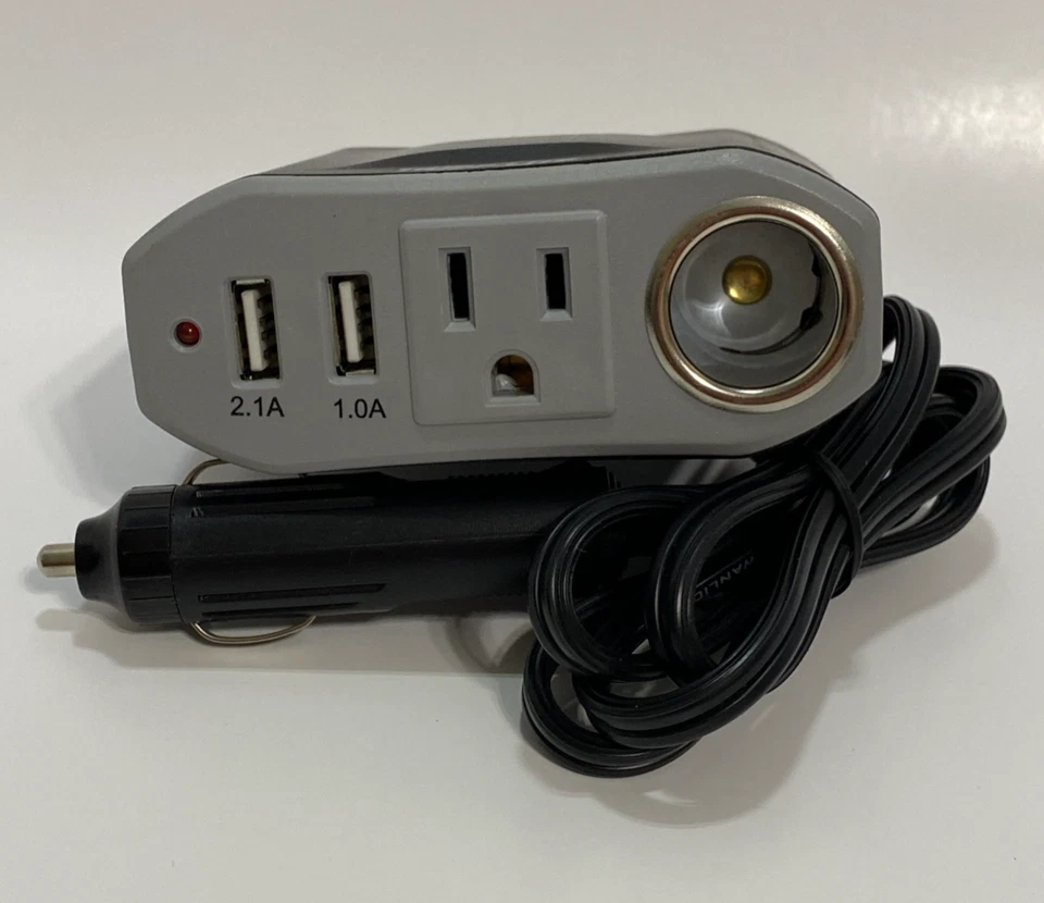 Tripp Lite Portable AC Power for Car, Boat, Input 12V -Output 100W, #PV100USB - Image 1 of 4